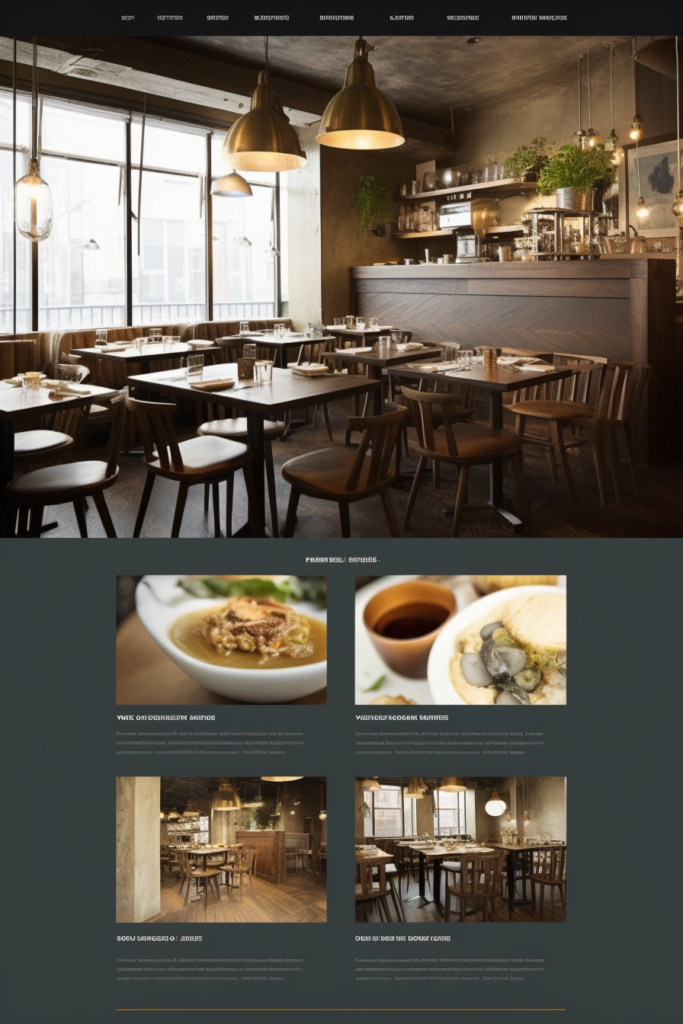 モダンで今風なカフェ向けのWebデザイン08