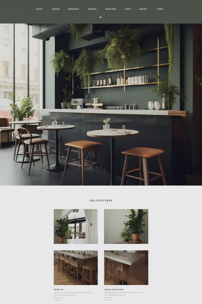 モダンで今風なカフェ向けのWebデザイン12