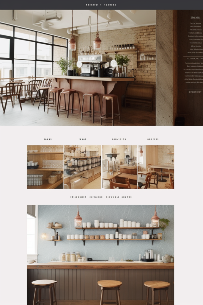 モダンで今風なカフェ向けのWebデザイン13