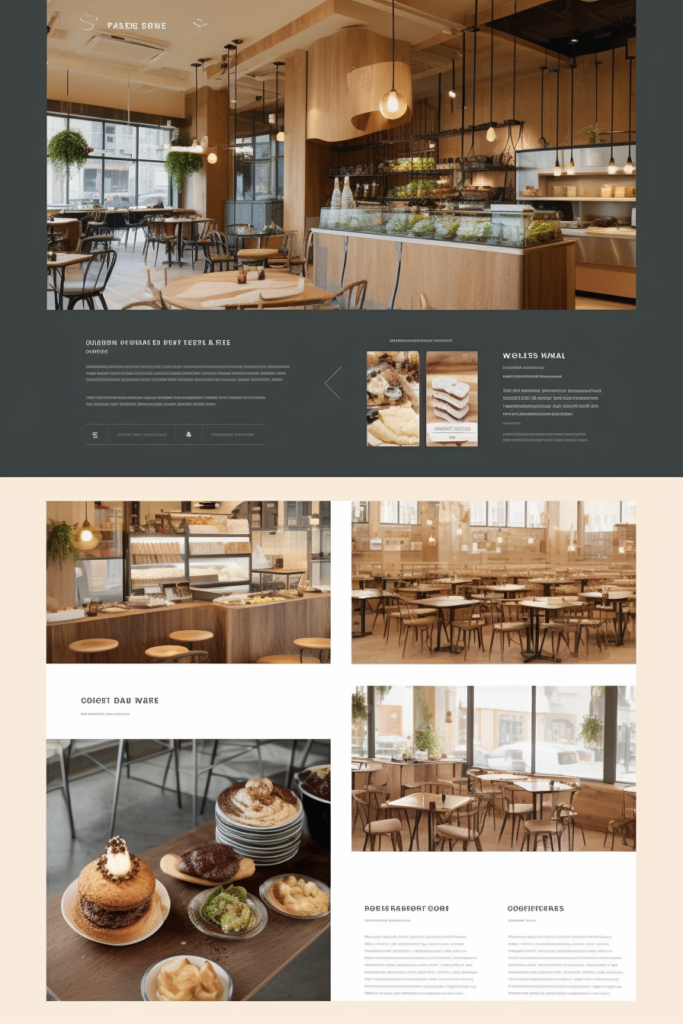 モダンで今風なカフェ向けのWebデザイン14